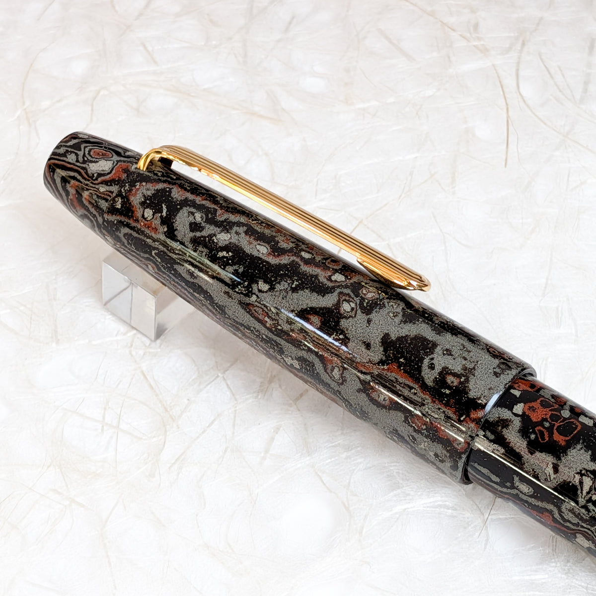 1911 KOP Ebonite Naginata-Togi Fountain Pen "Enryu"