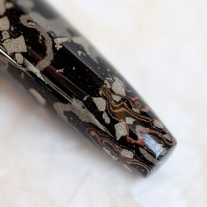 1911 KOP Ebonite Naginata-Togi Fountain Pen "Enryu"