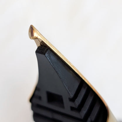 1911 KOP Ebonite Naginata-Togi Fountain Pen "Enryu"