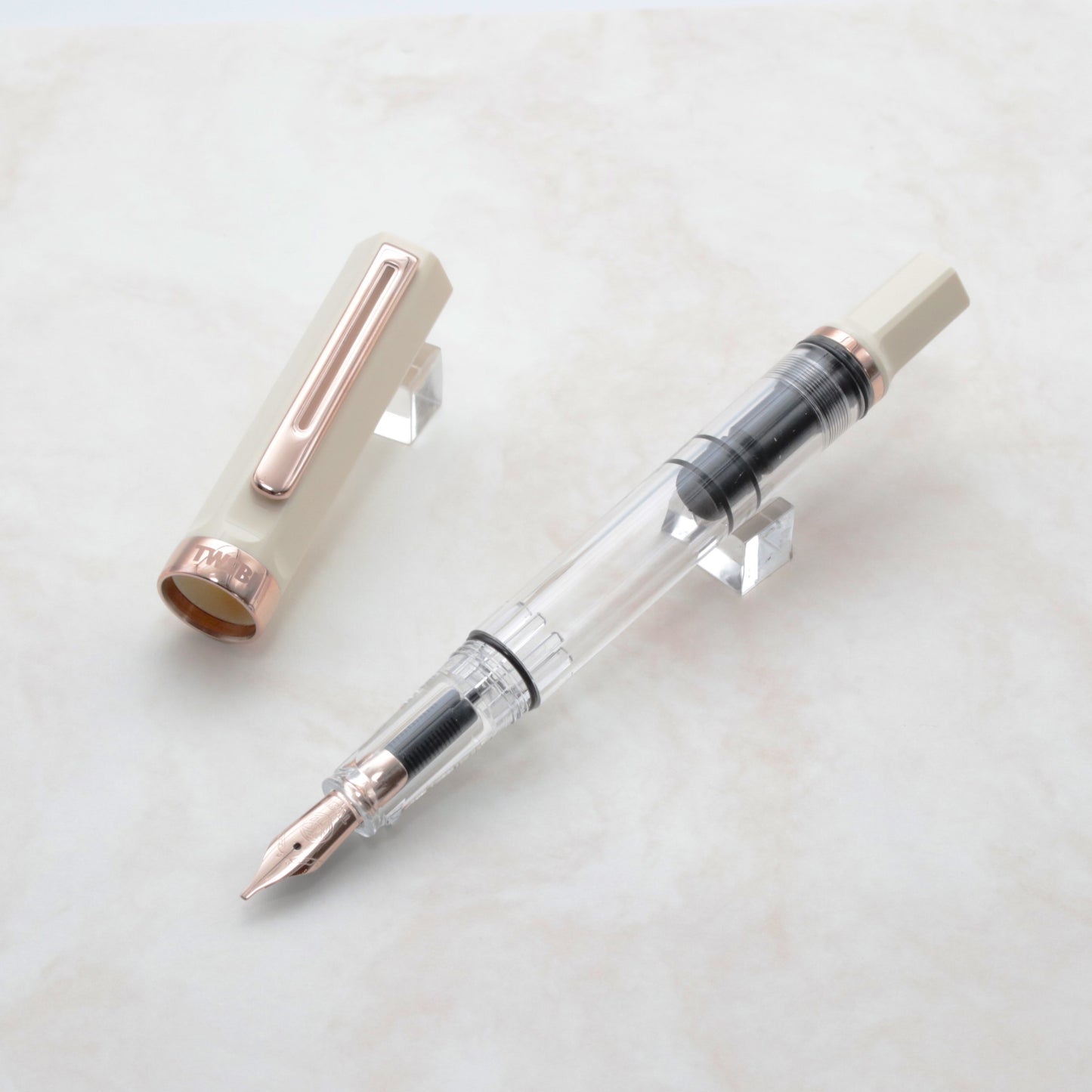 TWSBI ECO Creme Rose Gold Fountain Pen