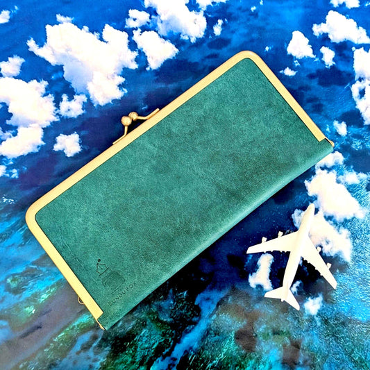 Bon Voyage 口金ペンケース レギュラー3本挿 BUNGUBOX x 編吟革盤舎