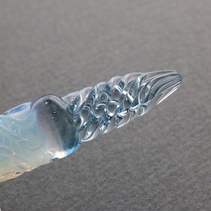 FUJIYAMA BLUE Swell Dual-sided Glass Pen, BUNGUBOX x Synchronicity Glass Art