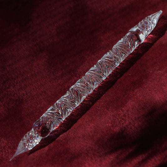 [Synchronicity Glass Art] Glass Pen "Swell dual-sided"