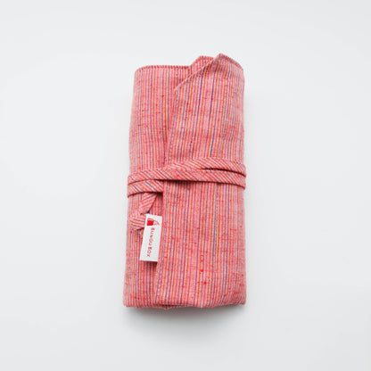 茜雲 遠州綿紬ロールペンケース 5本用