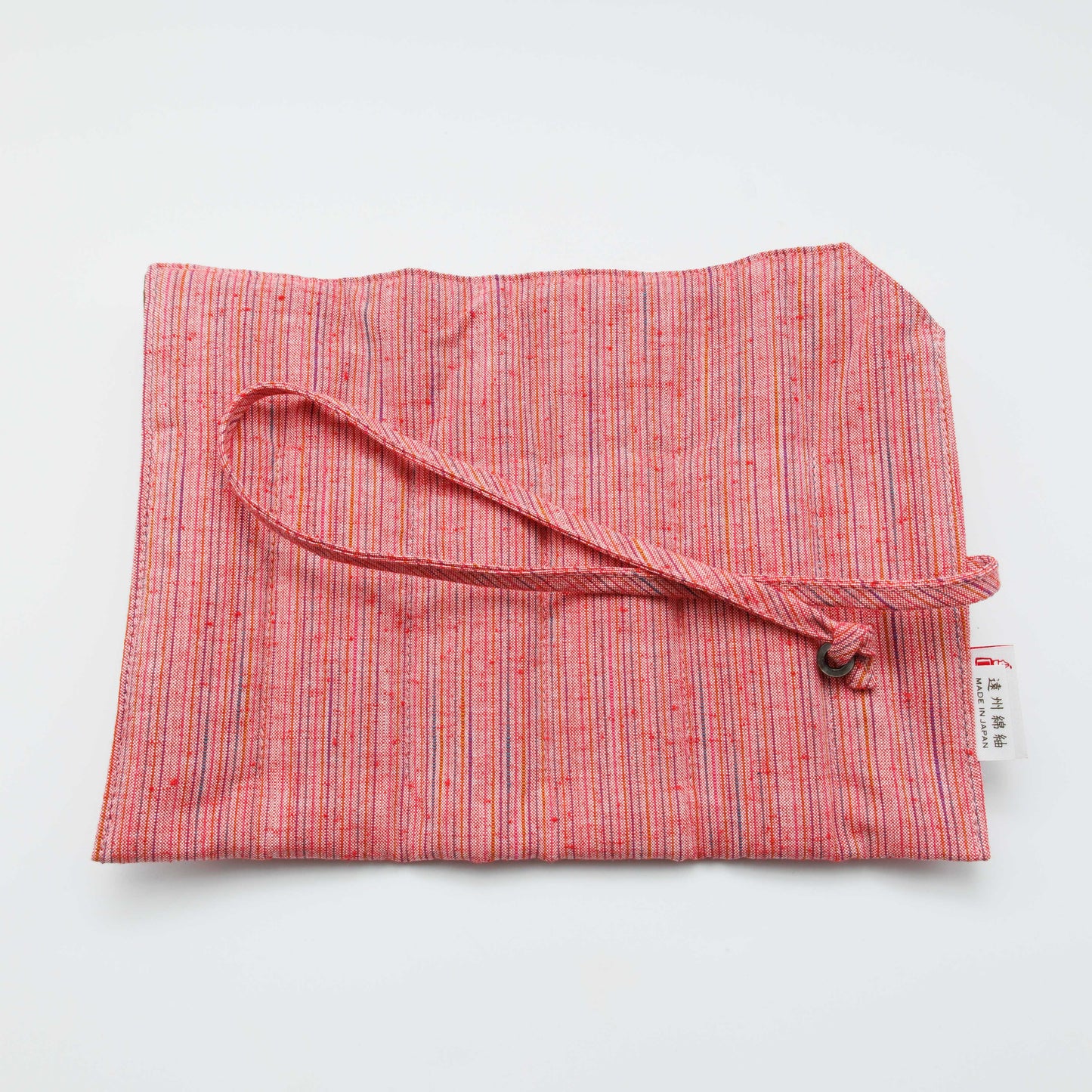 茜雲 遠州綿紬ロールペンケース 5本用