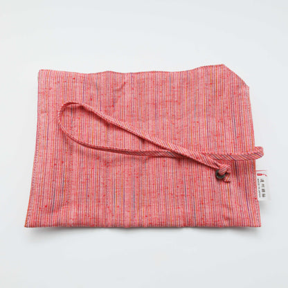 茜雲 遠州綿紬ロールペンケース 5本用