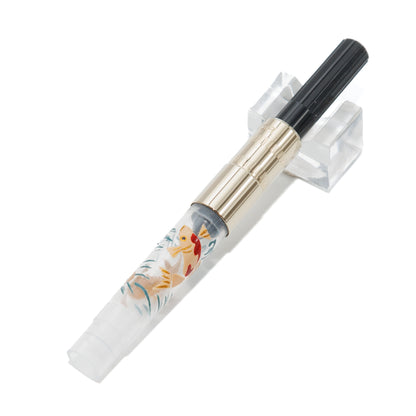Carp, Wajima full Makie gold converter for Sailor pens