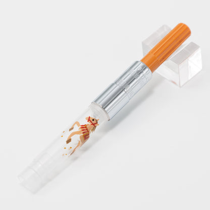 Year of the Horse Wajima Makie light brown converter, SAILOR