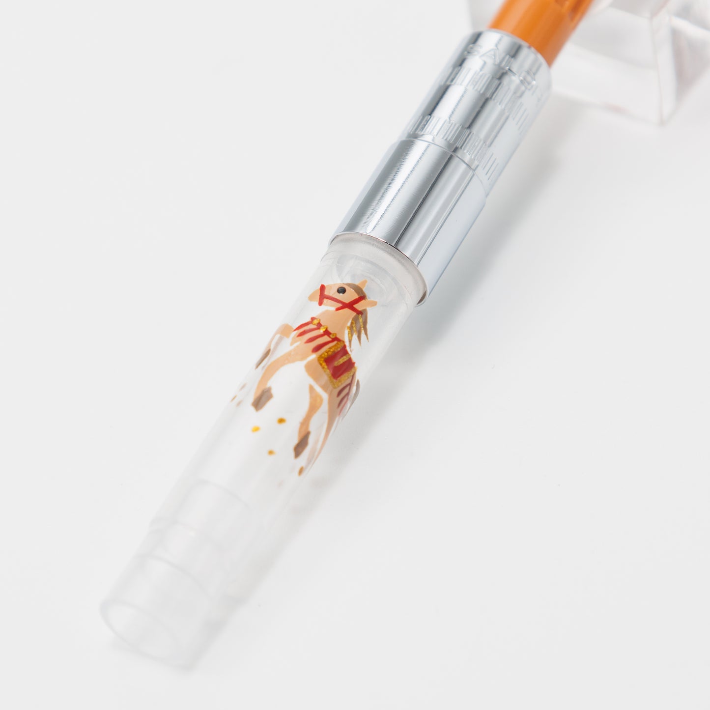 Year of the Horse Wajima Makie light brown converter, SAILOR