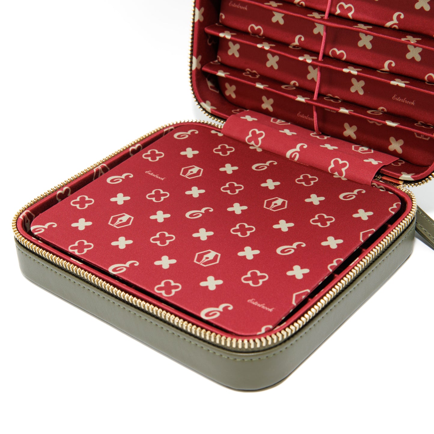 Esterbrook Nook ペンケース 12本用 モスグリーン