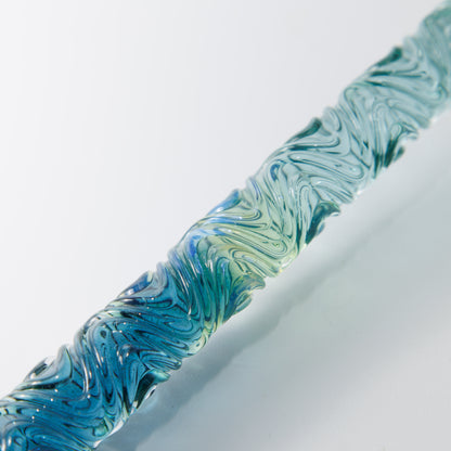 Blue Marine swell glass pen, BUNGUBOX x Synchronicity Glass Art