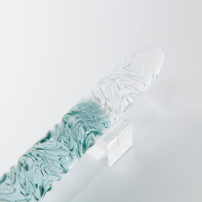 Blue Marine swell glass pen, BUNGUBOX x Synchronicity Glass Art