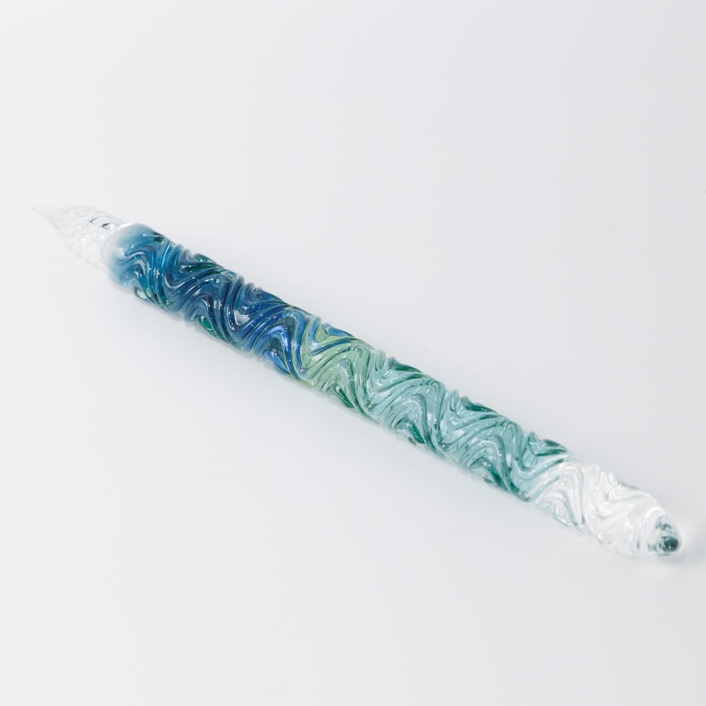Blue Marine swell glass pen, BUNGUBOX x Synchronicity Glass Art
