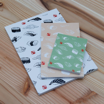Sushi Themed Bumpy Memo Pad (S) for Fountain Pens