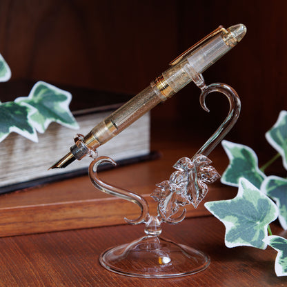 Ivy Leaf Pen Stand for Fountain Pen, BUNGUBOX x Glass Studio Adhoc