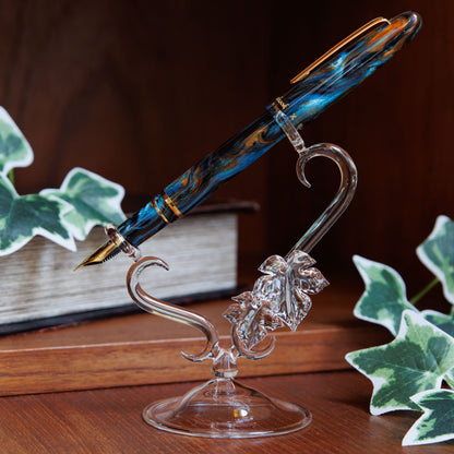 Ivy Leaf Pen Stand for Fountain Pen, BUNGUBOX x Glass Studio Adhoc