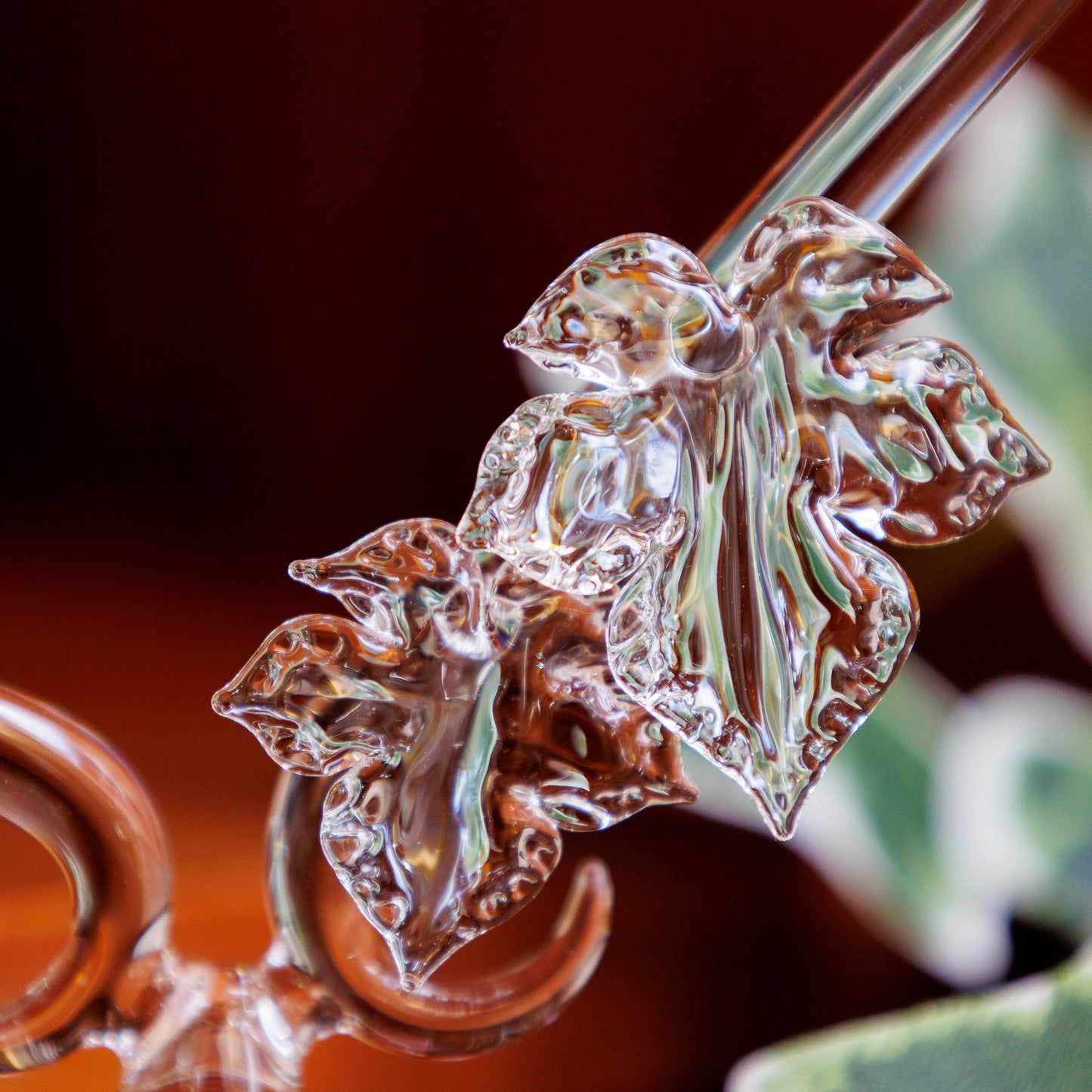 Ivy Leaf Pen Stand for Fountain Pen, BUNGUBOX x Glass Studio Adhoc