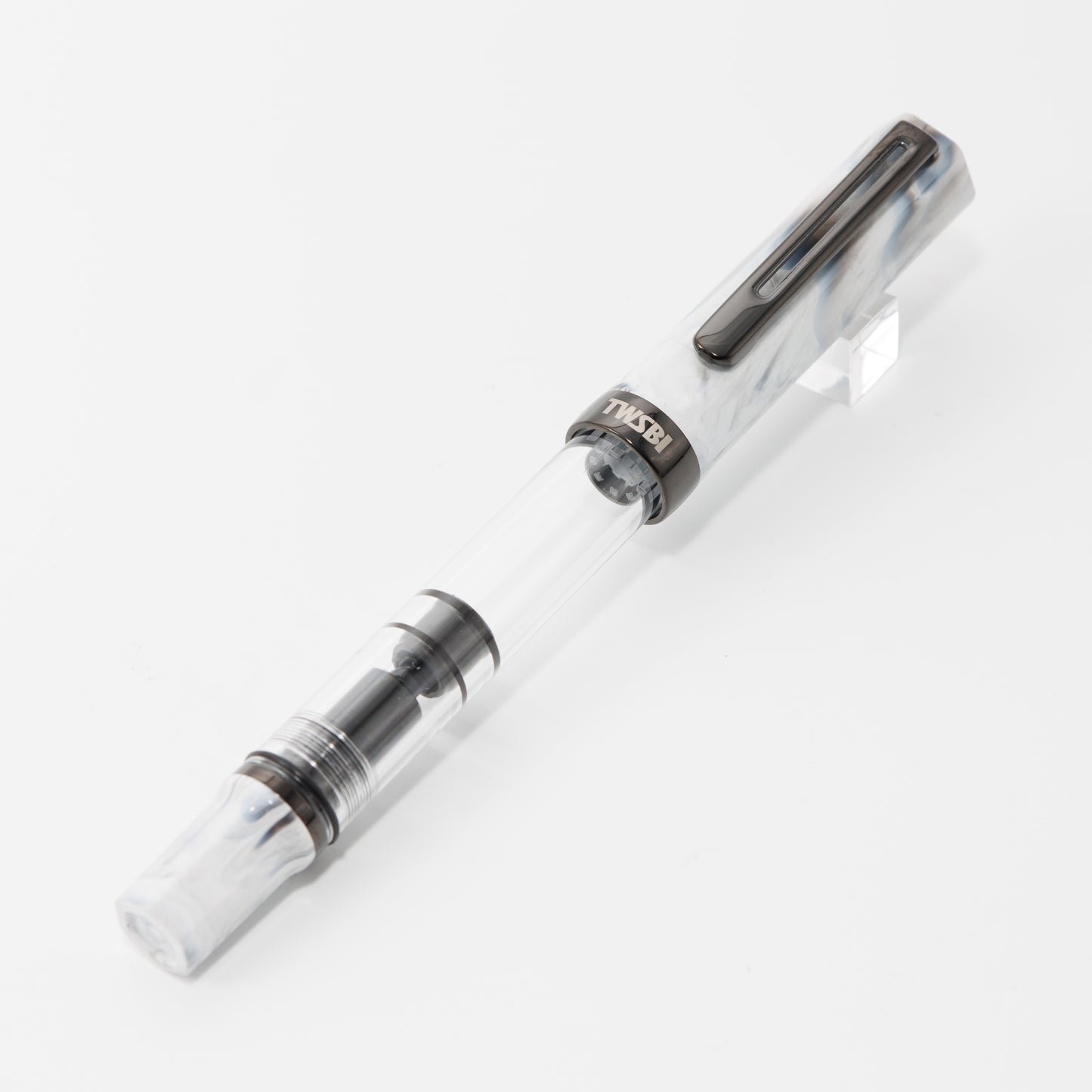 TWSBI ECO Carrara with Onyx Fountain Pen