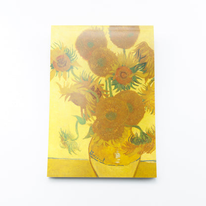 Sunflowers of Arles at Night Bumpy Memo Pad for Fountain Pens
