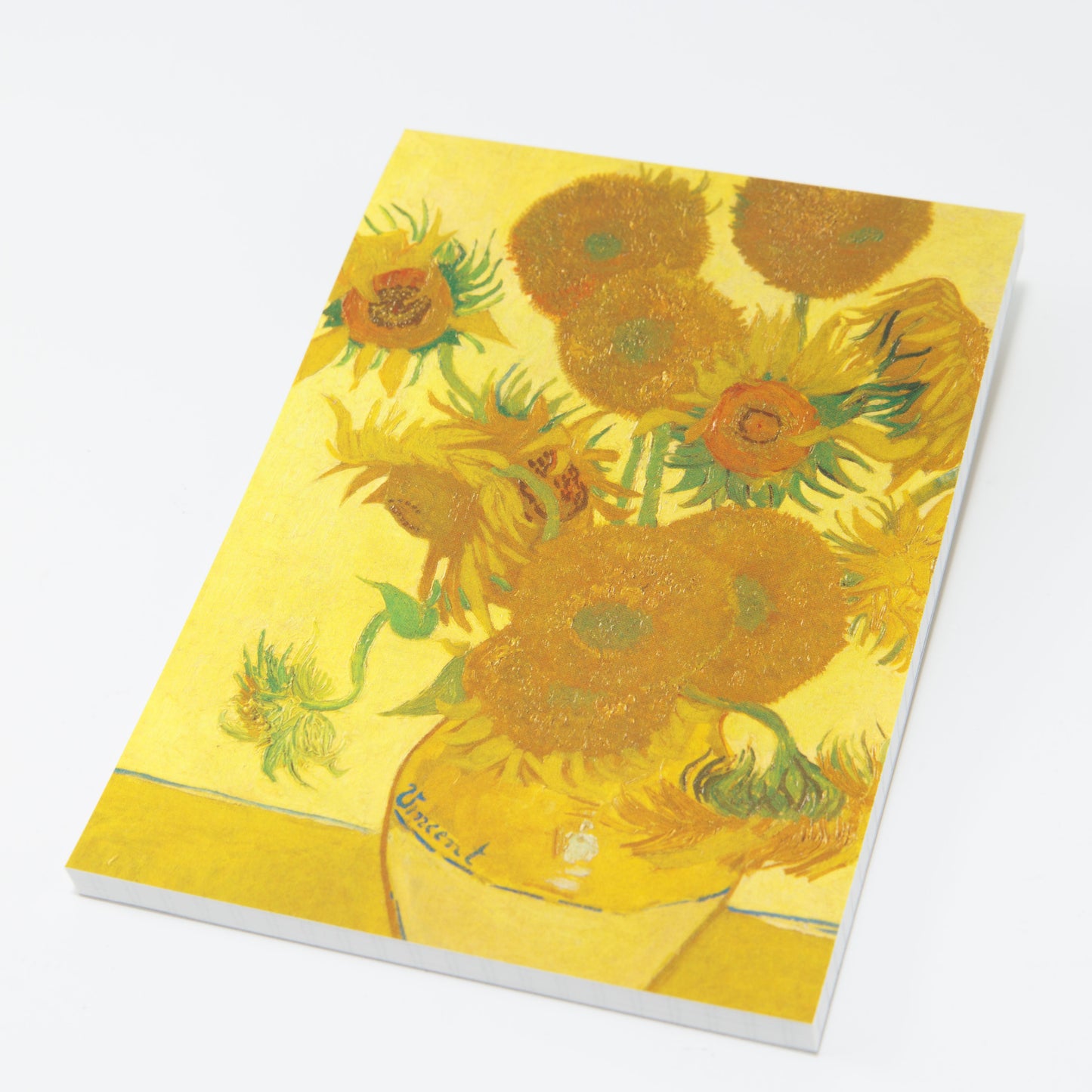 Sunflowers of Arles at Night Bumpy Memo Pad for Fountain Pens