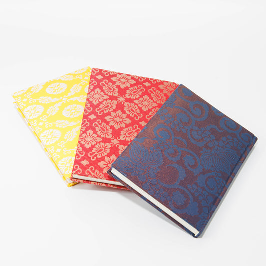 Konkan Shoten Nishijin-ori Pure Silk Notebook – S Size