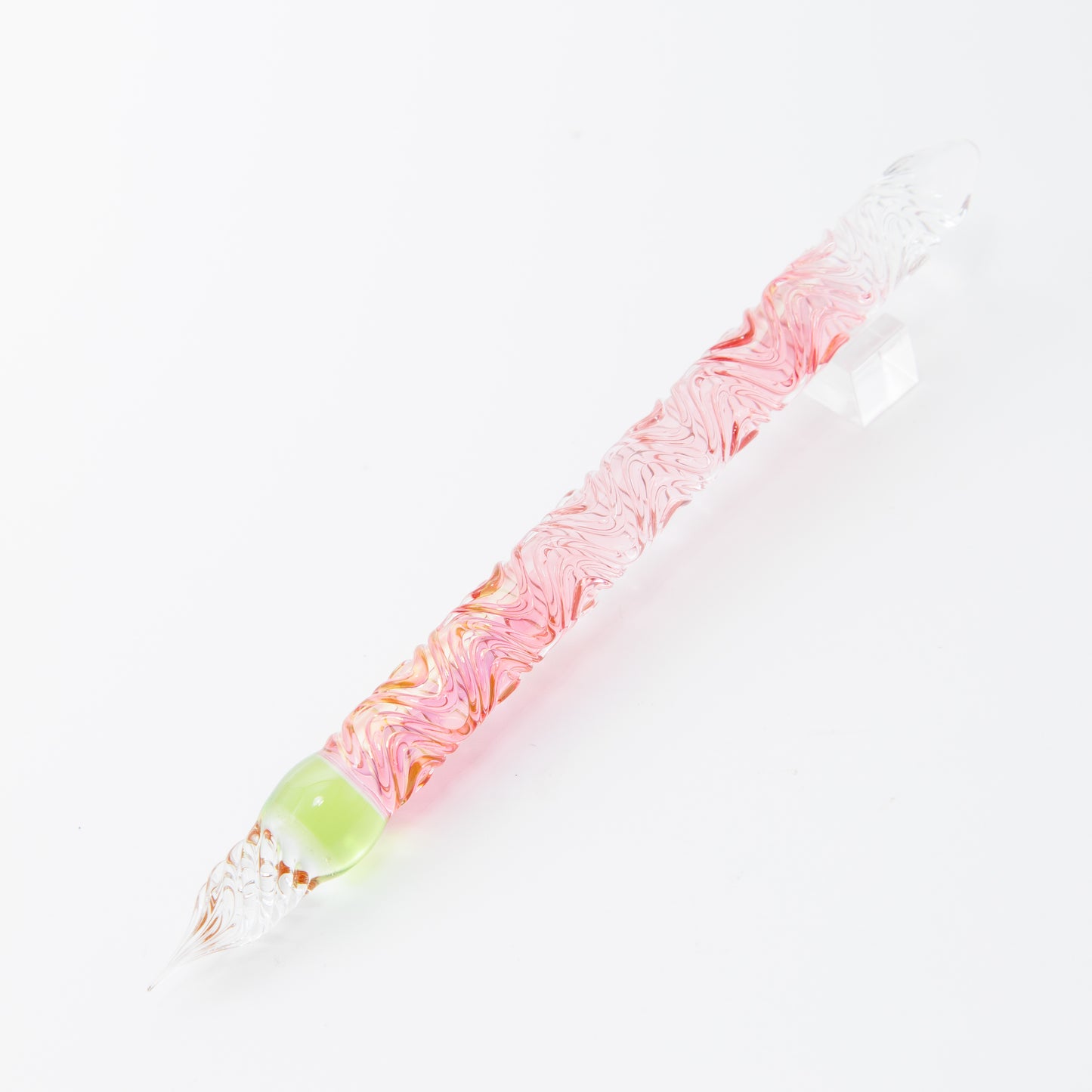 Lingering Cherry Blossoms swell glass pen, BUNGUBOX x Synchronicity Glass Art