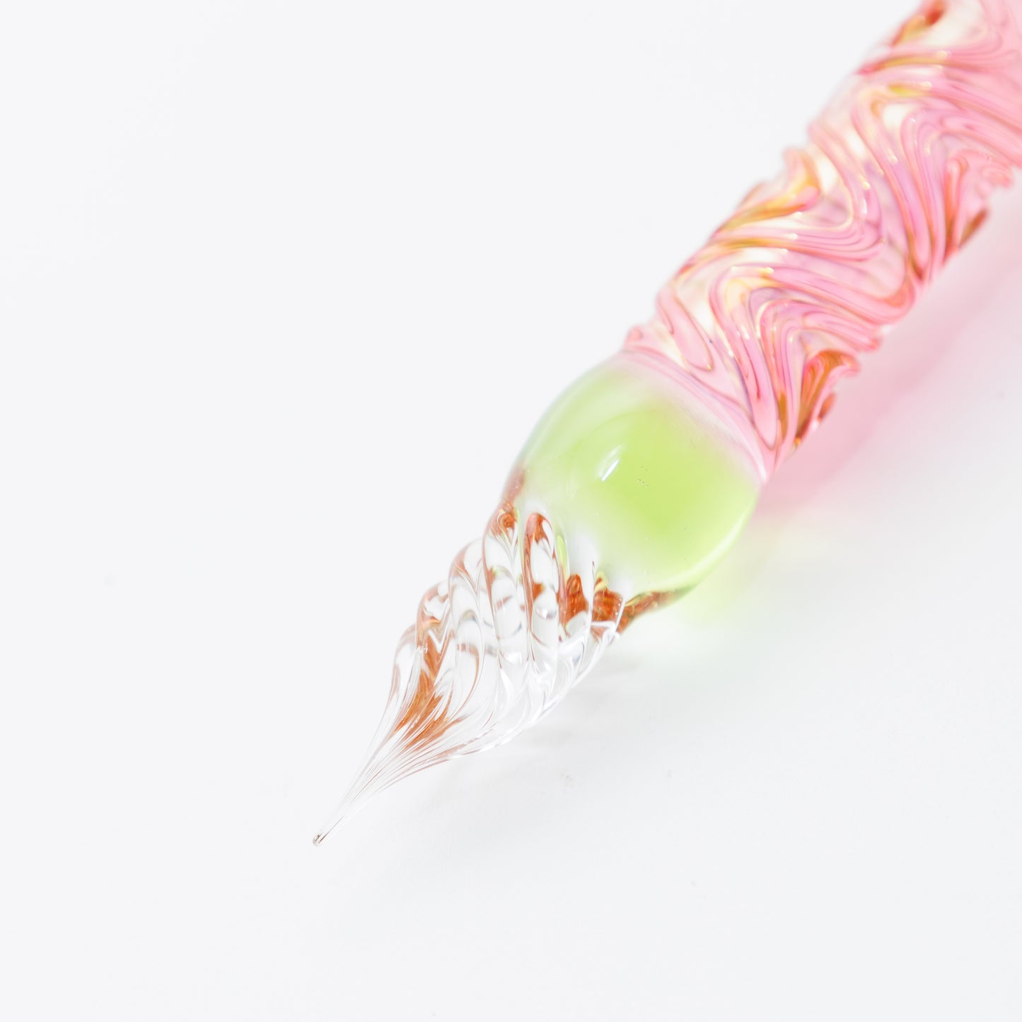 Lingering Cherry Blossoms swell glass pen, BUNGUBOX x Synchronicity Glass Art